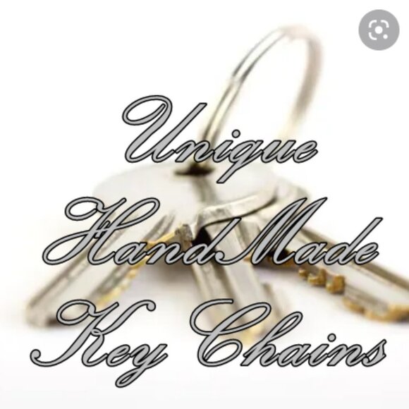 Gift Worthy!!! Handmade Key Chains + Key Rings! Beads Gemstones Leather + More - Picture 1 of 1